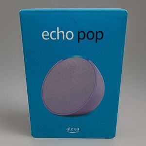 Amazon Echo Pop Alexa+ Speaker Lavender Bloom Purple Smart Bulbs C2H4R9 Sealed